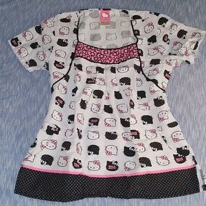 Hello Kitty Sanrio scrup top